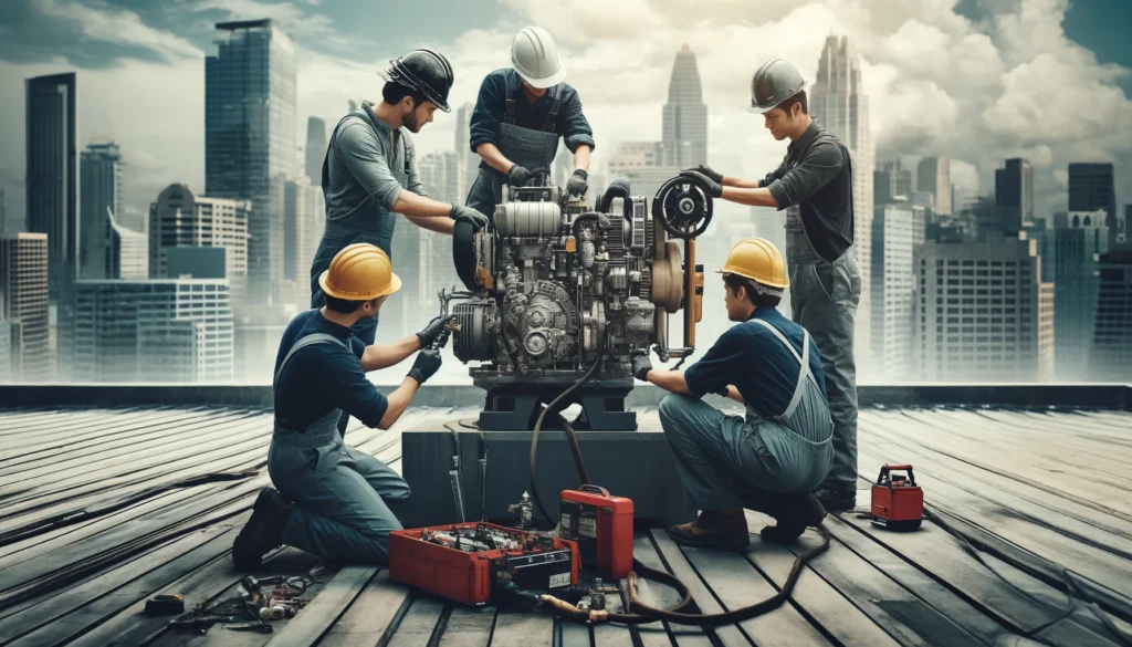 Lỏng ốc vít và bu lông là một nguyên nhân phổ biến khác khiến máy bơm phát ra tiếng ồn lớn khi hoạt động.
